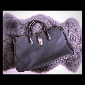 Navy blue Dooney & Burke handbag purse